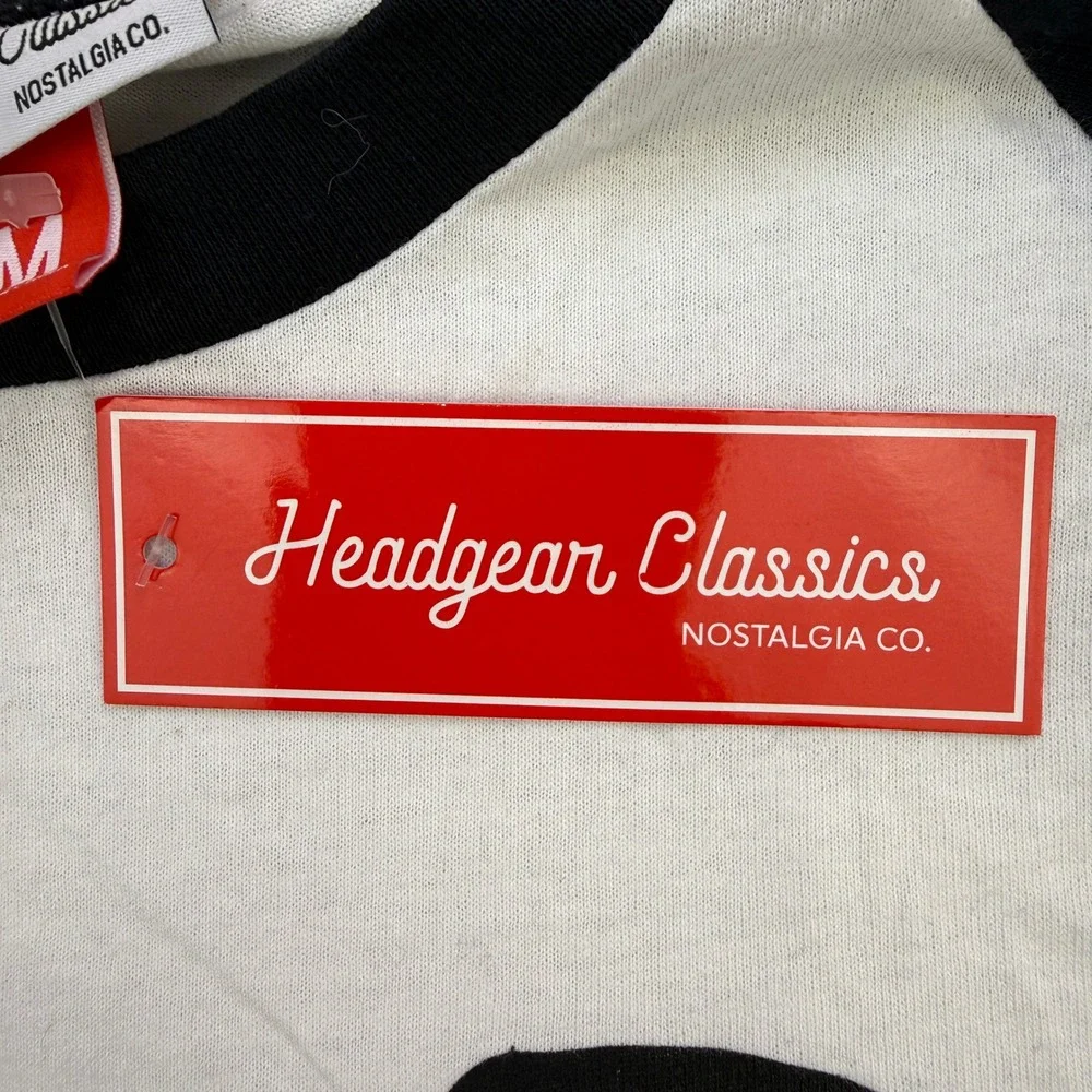 Headgear Classics Shirt Mens‎ Medium Raglan T-Shirt White GOAT Ram Graphic Tee
